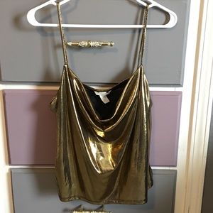 Beautiful metallic cami top H&M